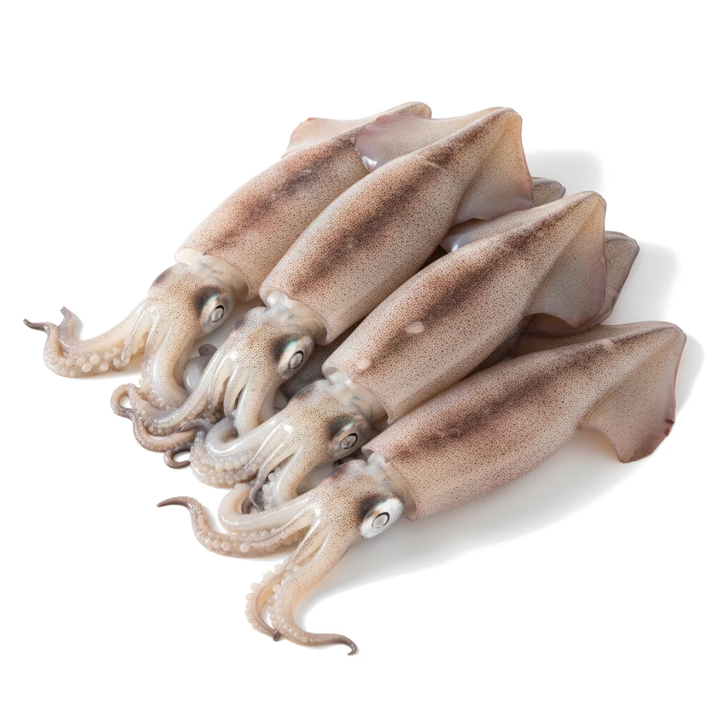 Кальмары живые