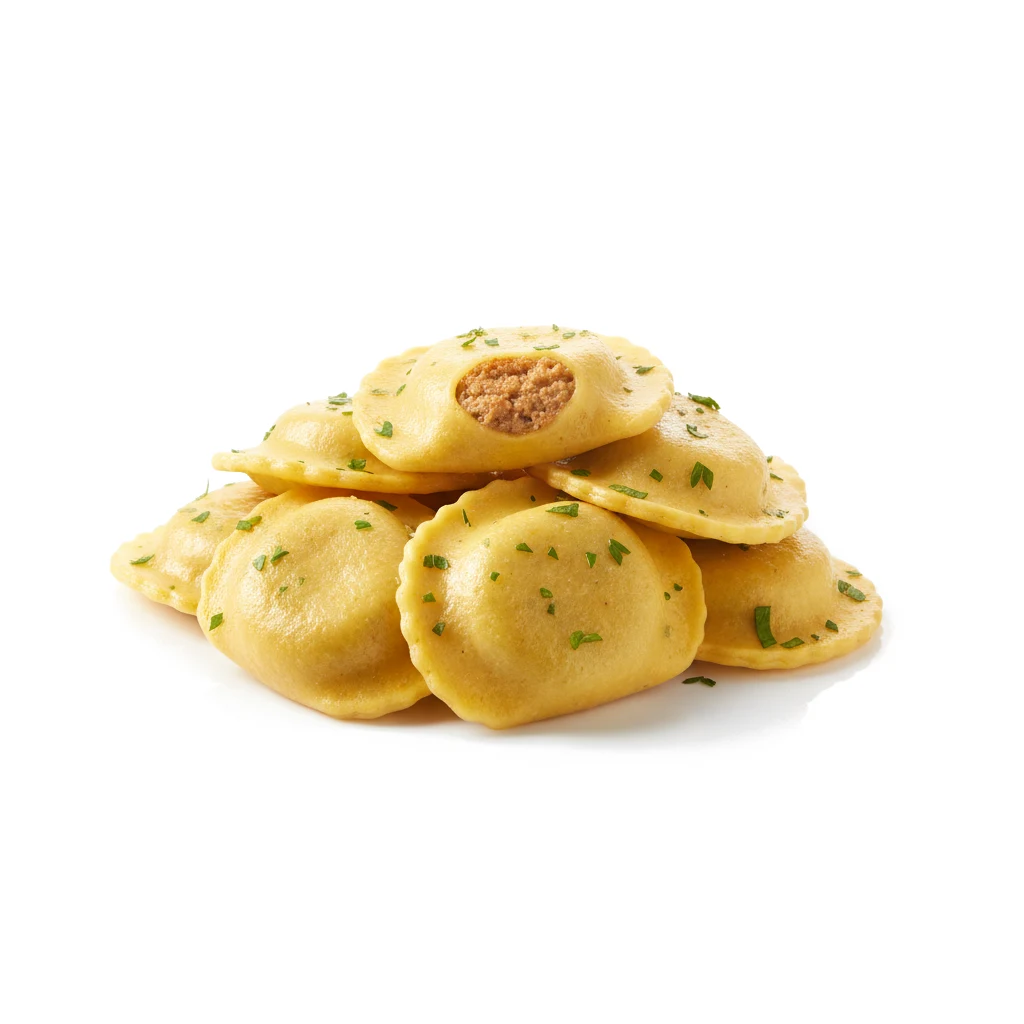 Готовые макаронные изделия с начинкой