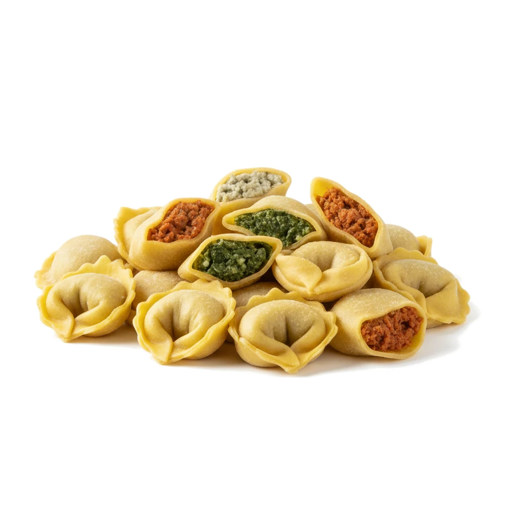 Макаронные изделия с начинкой